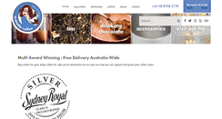 Desktop Screenshot of mahaliacoffee.com.au